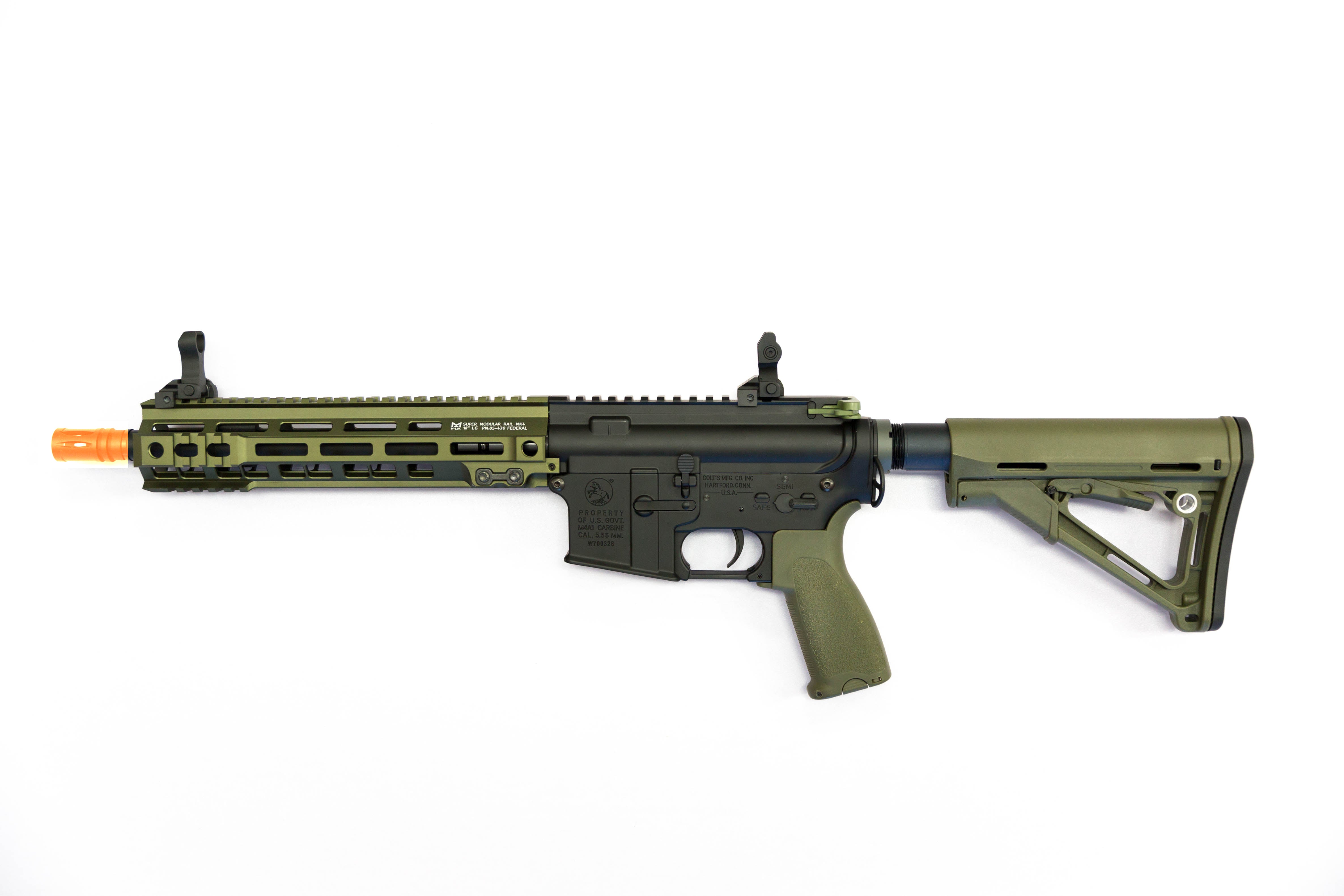 E&C FBI HRT's MK4 Gel Blaster with 10 Inch Giessele Super MOD M-LOK Ha –  WAT INT