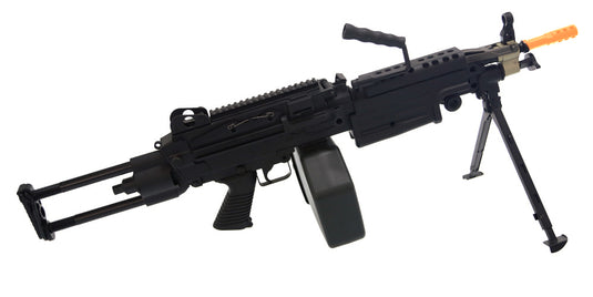 A&K Cybergun FN Licensed M249 MK2 PARA MINIMI SAW FULL METAL GEL BLASTER REPLICA AEG Machine Gun