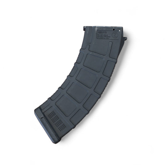 A Magpul style AK Gel Blaster Magazine for double bell AK and APS AK gel blaster-front