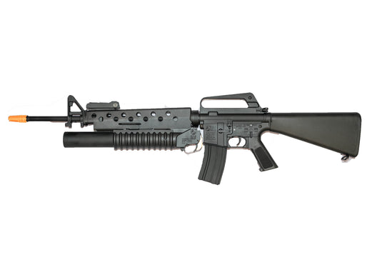 E&C M16 WITH M203 EC-703 Gel Blaster Replica