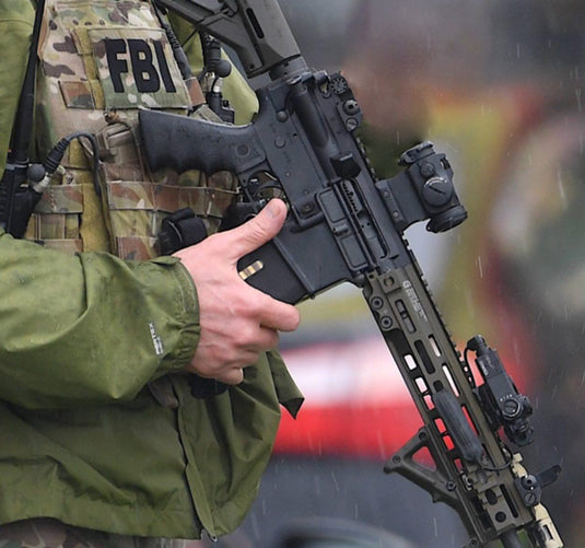 E&C FBI HRT’s MK4 Gel Blaster with 10 Inch Giessele Super MOD M-LOK Handguard EC-643-1 Gel Blaster Replica (Ultra LDX Version)