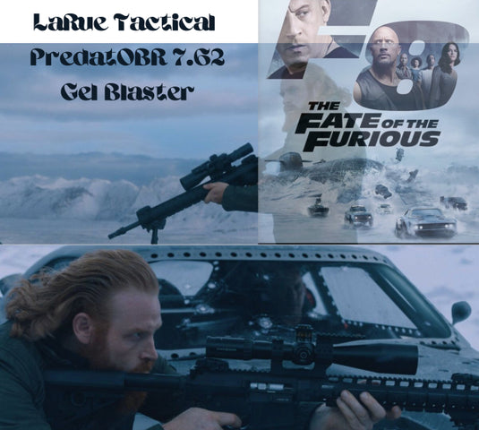 E&C Larue Tactical OBR SR25/AR10 AEG Gel Blaster Replica