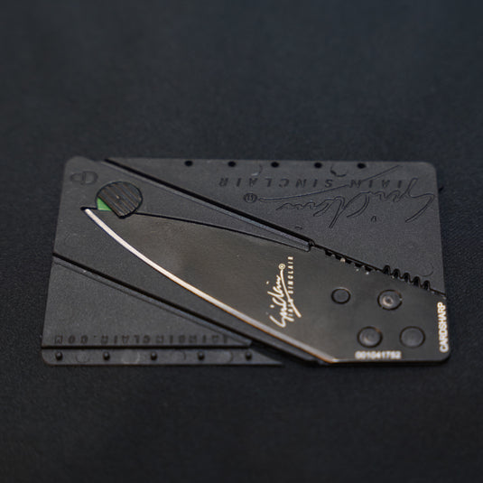 Iain Sinclair CardSharp Travel Wallet Knife
