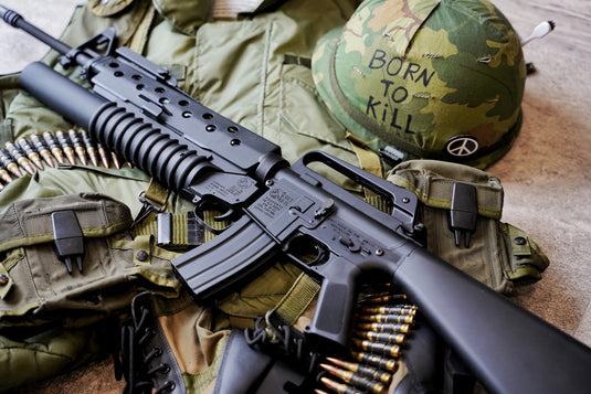 XM16E1 with M203 Grenade Launcher ATM EBBR Gel Blaster Replica
