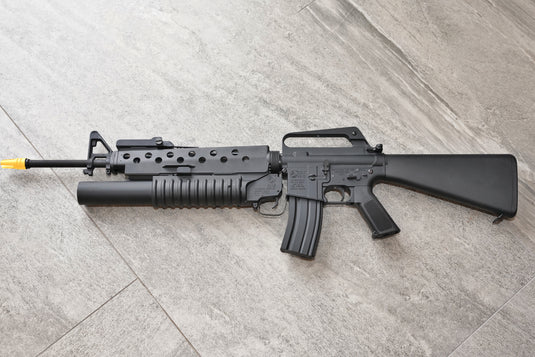 XM16E1 with M203 Grenade Launcher ATM EBBR Gel Blaster Replica