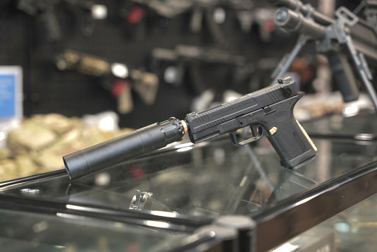 Rugged Obsidian Full Metal Gel Blaster Suppressor Replica