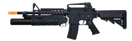 E&C USMC M4 RIS with M203 Grenade Launcher Gel Blaster REPLICA
