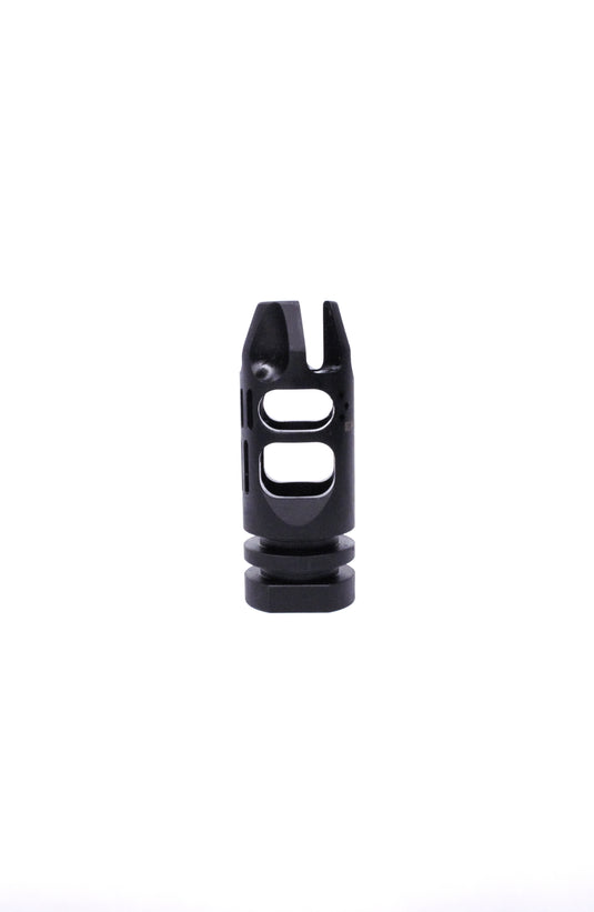 14mm EPSILON Replica Flash Hider - Black & Silver