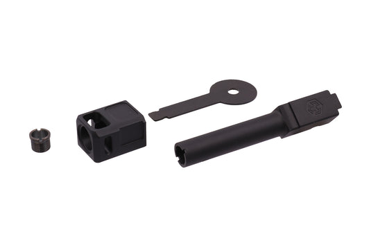 AW CUSTOM™ - VX COMPENSATOR + THREADED OUTER BARREL KIT (COMPACT / MOD 2 / BLACK)