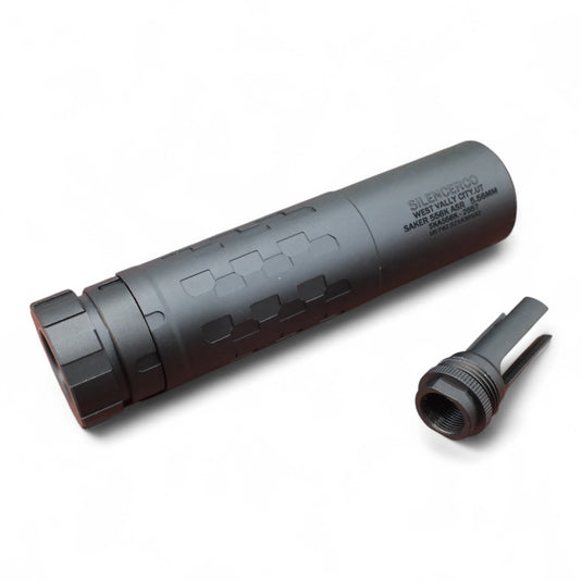 SIL Style SAKER 556K ASR Full Metal Gel Blaster Suppressor Replica (QD)