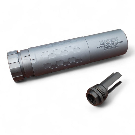 SIL Style SAKER 556K ASR Full Metal Gel Blaster Suppressor Replica (QD)