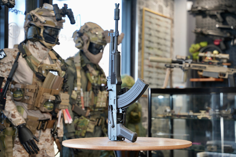 Load image into Gallery viewer, AK-105 Full Metal Gel Blaster Replica with Top Rail Handguard
