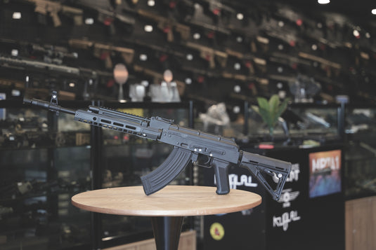 AK 021 Full Metal Gel Blaster Replica with Full CNC M-LOCK Handguard and CTR Stock