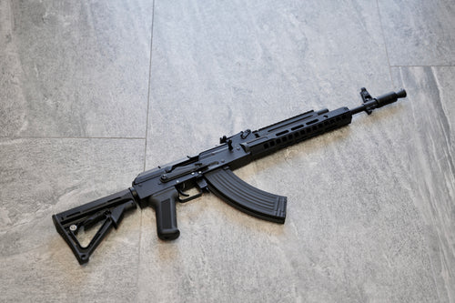 AK 021 Full Metal Gel Blaster Replica with Full CNC M-LOCK Handguard and CTR Stock