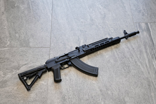 AK 021 Full Metal Gel Blaster Replica with Full CNC M-LOCK Handguard and CTR Stock
