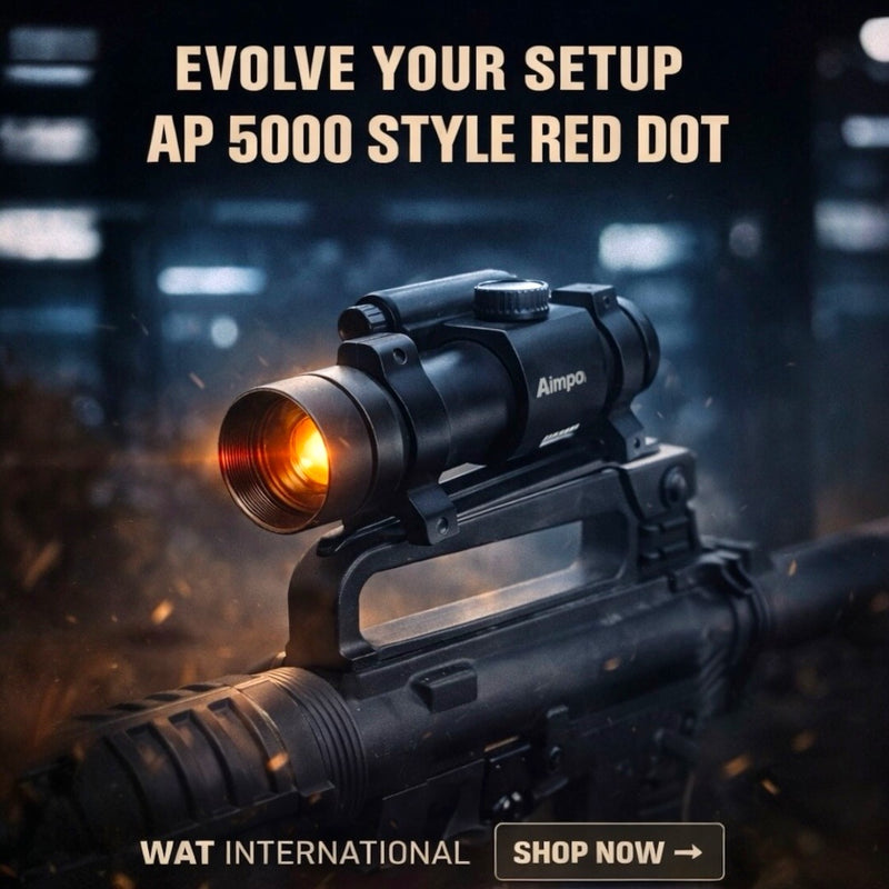 Load image into Gallery viewer, AM Style 5000 Retro Red Dot Sight for M723 Black Hawk Down Build

