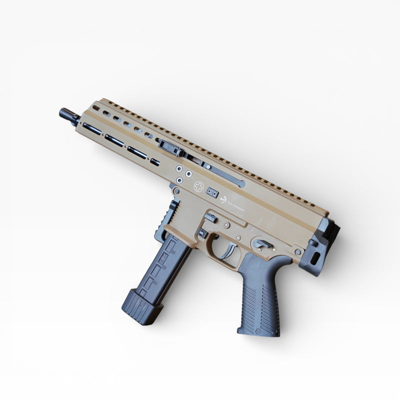 Load image into Gallery viewer, ARCHWICK B&amp;T Licensed APC9 CNC Limited Edition Gas Blowback Gel Blaster SMG [TAN]
