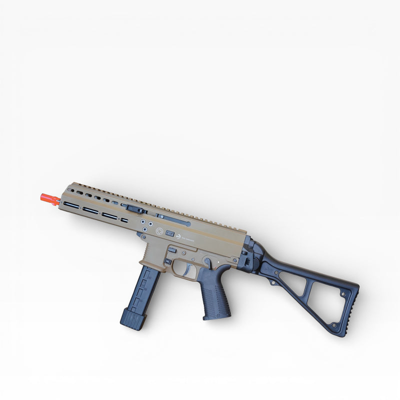 Load image into Gallery viewer, ARCHWICK B&amp;T Licensed APC9 LE CNC Limited Edition Gas Blowback Gel Blaster SMG [TAN]
