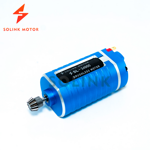 Solink-Brushless Motor SX-1 Gen4 (BLUE SHORT 34000RPM)