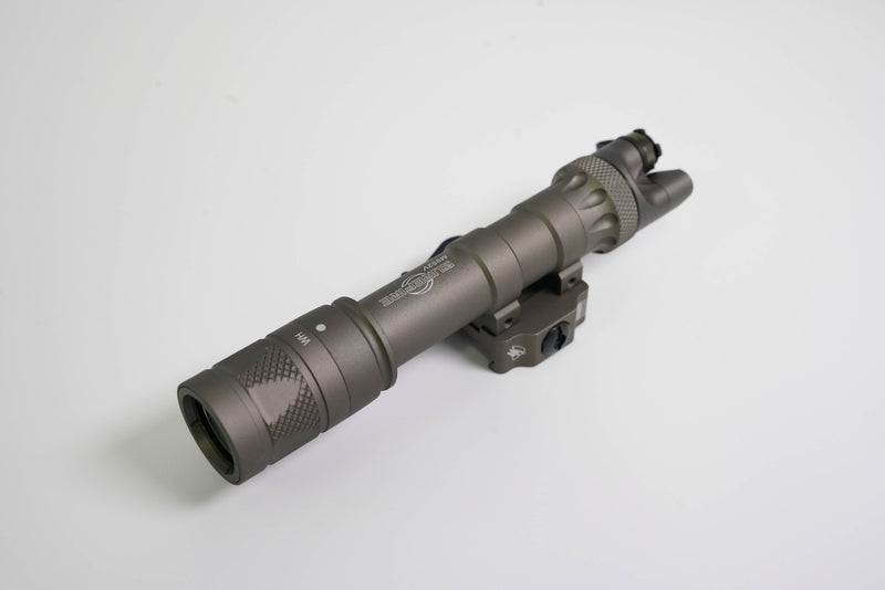 Load image into Gallery viewer, M622V Tactical Light LED Torch with 20mm Picatinny Rail Mount Set DE (STROBE VERSION)
