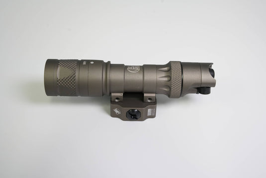 M323V Tactical Light LED Torch with 20mm Picatinny Rail Mount Set DE (STROBE VERSION)