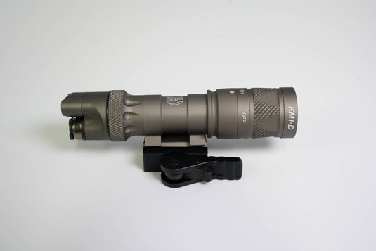 M323V Tactical Light LED Torch with 20mm Picatinny Rail Mount Set DE (STROBE VERSION)