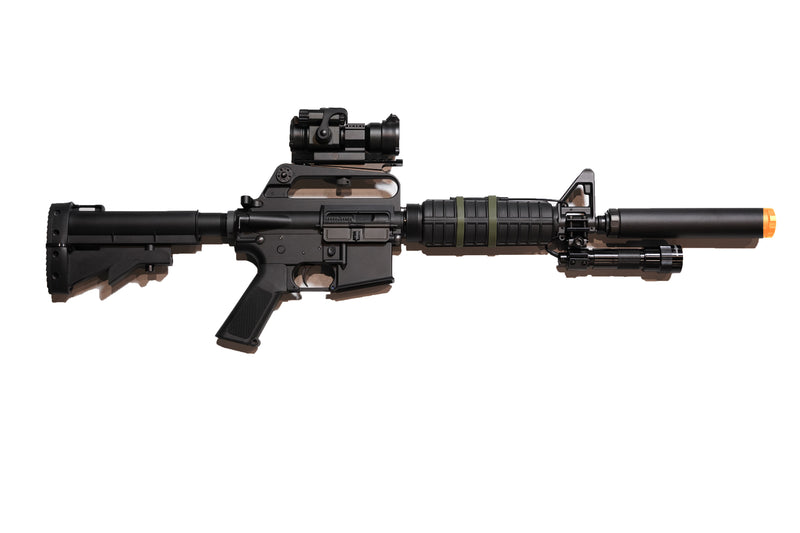 Load image into Gallery viewer, E&amp;C XM177E2 Gel Blaster with LDT Hybrid ATM Gearbox (Black Hawk Down Gordon Carbine)
