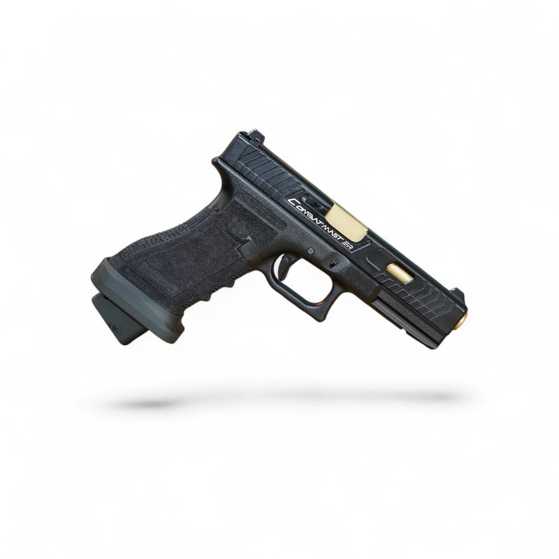 Load image into Gallery viewer, Double Bell G17 Gas Blow Back Gel Blaster Side View
