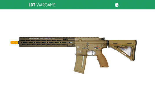 LDT HK416D Geissele Modular Rev B 14.5″ ATM EBBR Gel Blaster Replica Tan