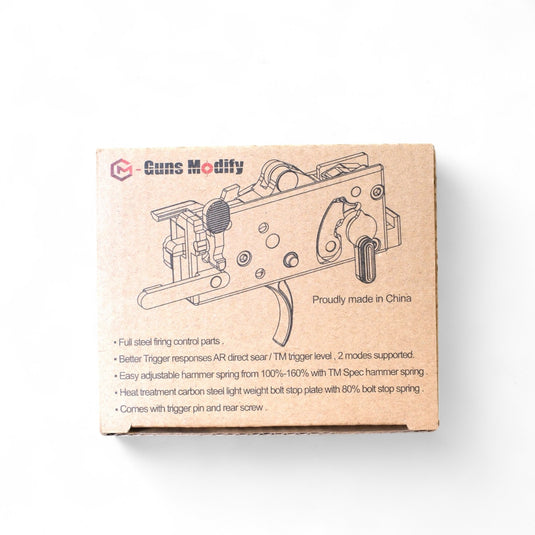 Guns Modify EVO Drop in Full Steel Lower Parts Set For TM/GM MWS - Full Steel Level 2 CNC Box STD Trigger