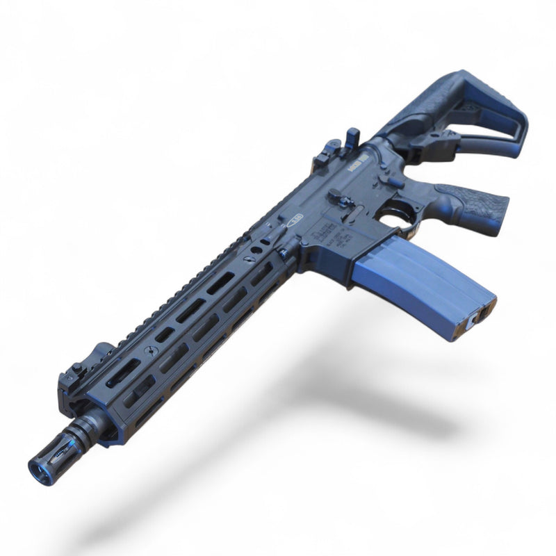 Load image into Gallery viewer, CGS/T8 EMG Daniel Defense Licensed DD M4A1 RIII 12.5 Inch MWS GBBR Gel Blaster-Black (Steel Internal Parts)
