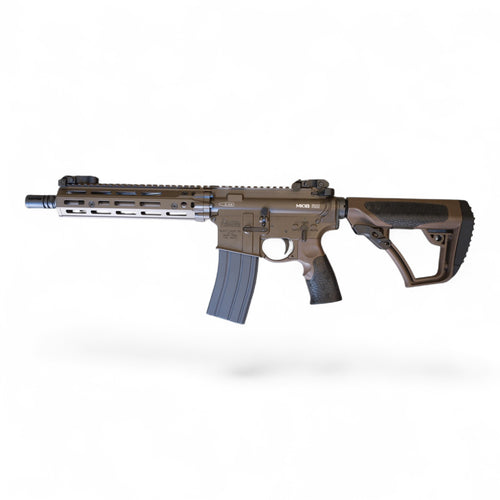 CGS/T8 EMG Daniel Defense Licensed DDM4 MK18 RIII 10.5 Inch MWS GBBR Gel Blaster-Brown (Steel Internal Parts)