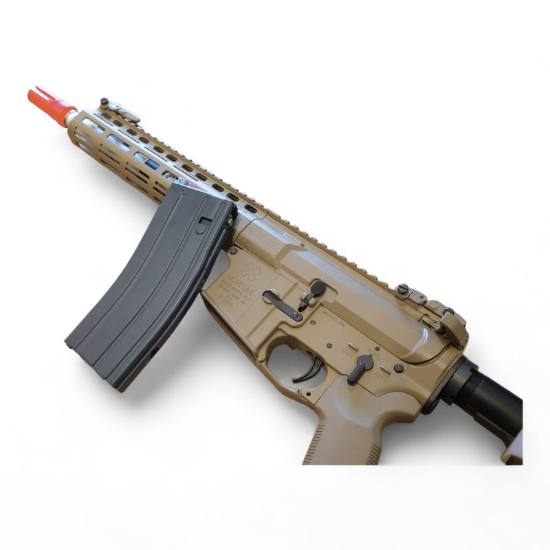 Load image into Gallery viewer, CGS/T8 EMG Noveske Licensed N4 Gen 3 MWS GBBR Gel Blaster-Tan (Steel Internal Parts)
