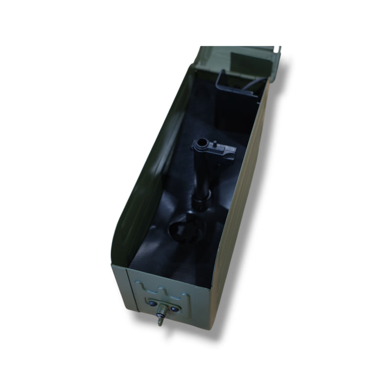 Load image into Gallery viewer, A&amp;K 3800rd Steel Box Magazine for PKM Series Gel Blaster AEG Machine Gun
