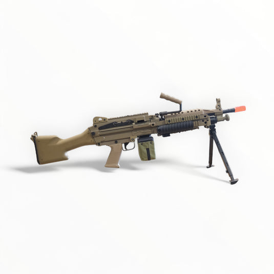 A&K Cybergun FN Licensed MK46 Full Metal Gel Blaster Replica AEG Machine Gun DE