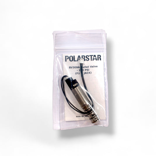 The BV309A Bullet Valve is the solenoid used in all current production F2 and JACK HPA systems and it is backwards compatible with all F2 and JACK systems previously made.