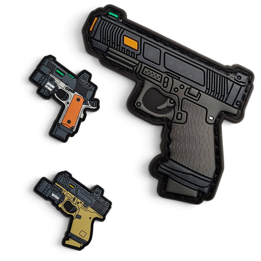 [watint.com.au] PVC Morale Patch "Mini Gun" Series