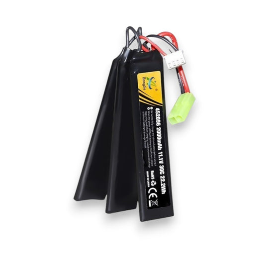 Hongjie 11.1 v 3c 2000mAh Nunchuck Li-po Battery Mini-Tamiya Plug