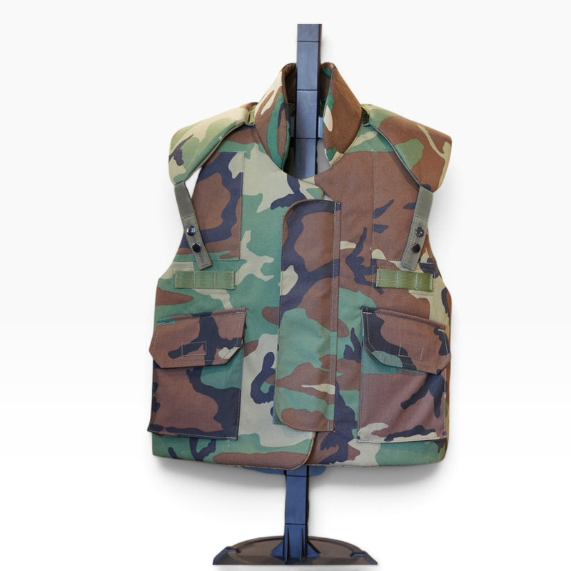 Load image into Gallery viewer, PASGT Vest Woodland M81 Camo Replica – Skin Only No Function
