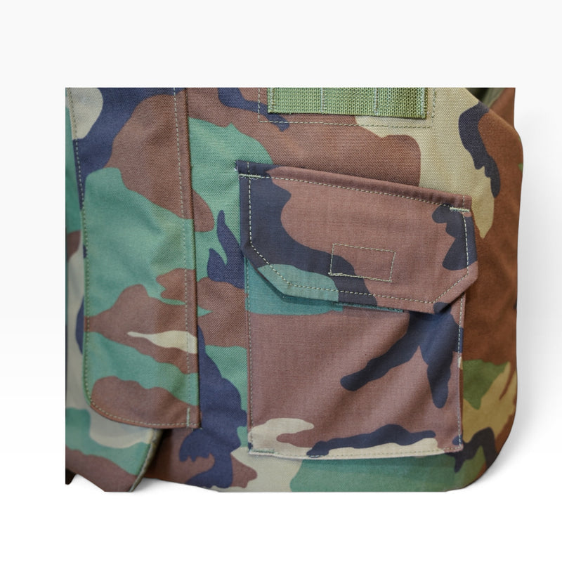 Load image into Gallery viewer, PASGT Vest Woodland M81 Camo Replica – Skin Only No Function
