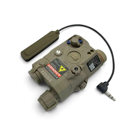 PEQ-15 Laser Pointer Red Laser and LED Torch BK/TAN