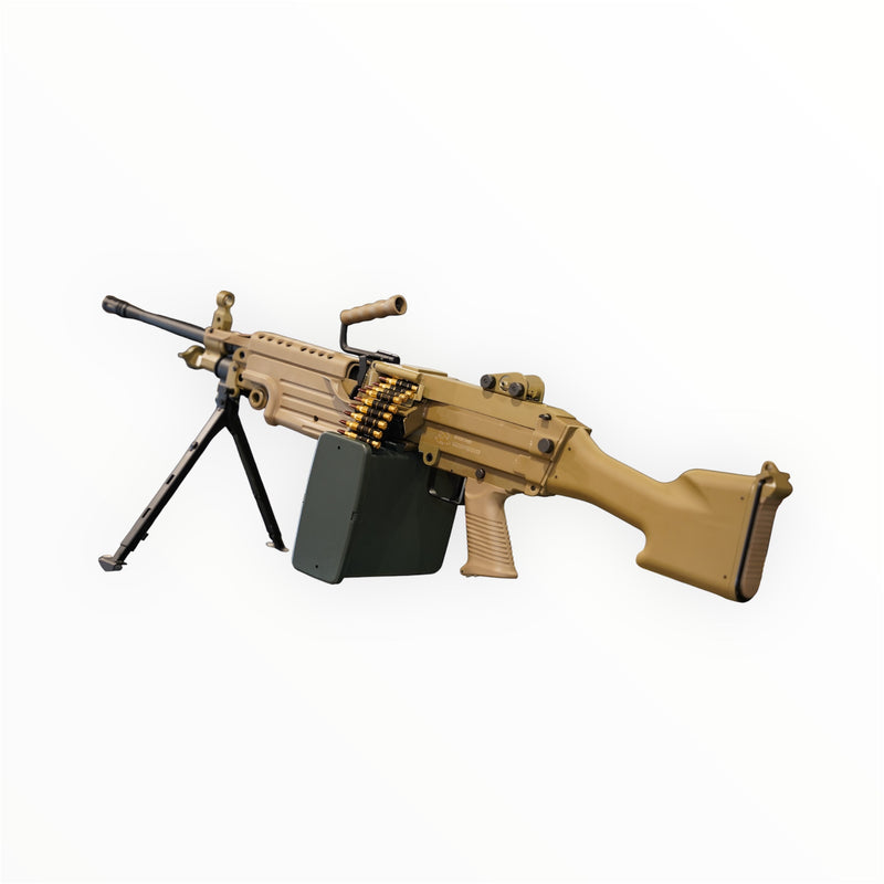 Load image into Gallery viewer, A&amp;K Cybergun FN Licensed M249 MK2 MINIMI SAW FULL METAL GEL BLASTER REPLICA AEG Machine Gun DE
