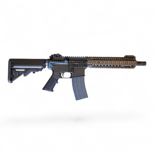 CGS/T8 Cybergun Colt Licensed MK18 Mod1 10.5 Inch MWS GBBR Gel Blaster (Steel Internal Parts)