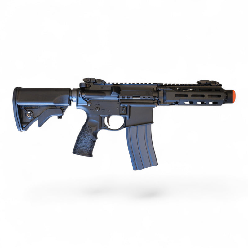 Load image into Gallery viewer, CGS/T8 EMG Daniel Defense Licensed 300 BLK DDM4 PDW MWS GBBR Gel Blaster-Black (Steel Internal Parts)
