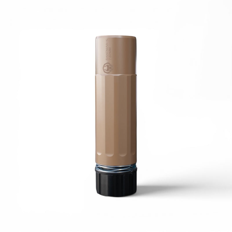 Load image into Gallery viewer, Full Metal QD Dead Air Sandman-K Suppressor Replica with KeyMo Muzzle for Gel Blaster BK/TAN
