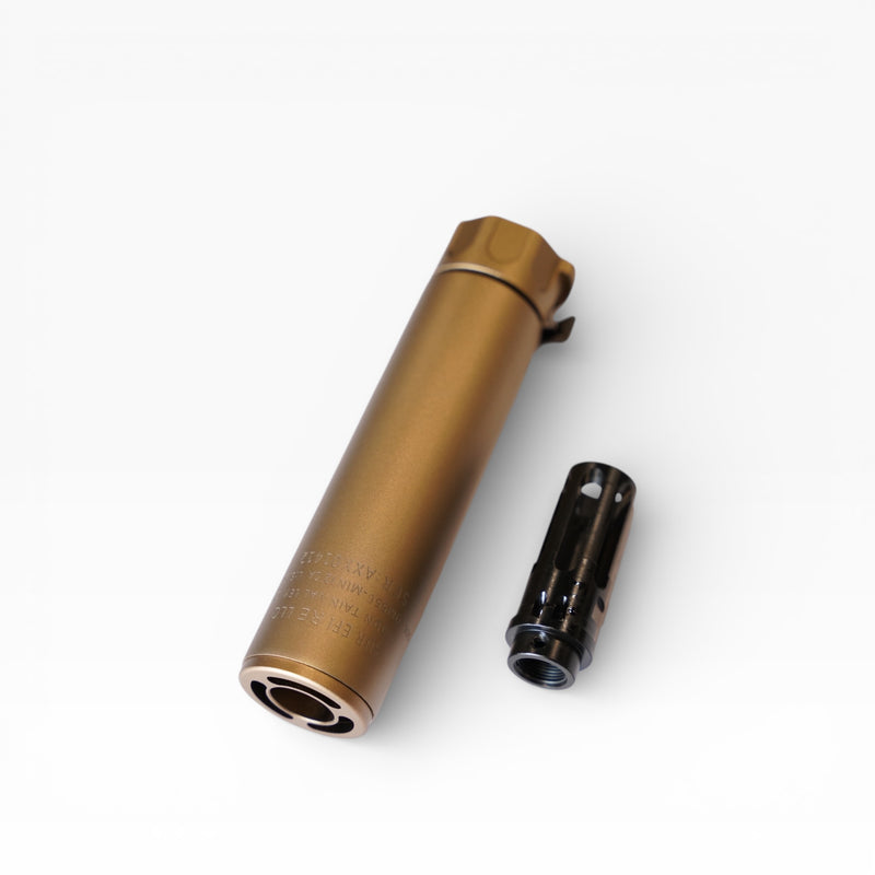 Load image into Gallery viewer, Surefire SOCOM556 6" Full Metal QD Suppressor with Steel Muzzle for Gel Blaster [DE]
