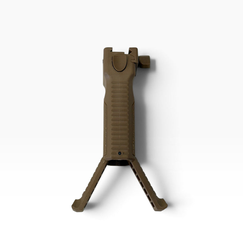 Load image into Gallery viewer, SI Style Vertical Picatinny Bipod Foregrip BK/TAN
