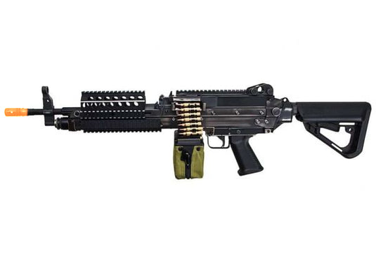 A&K Cybergun FN Licensed SP SYSTEM MK46 MOD0 GEL BLASTER REPLICA LMG AEG BATTLEWORN VERSION