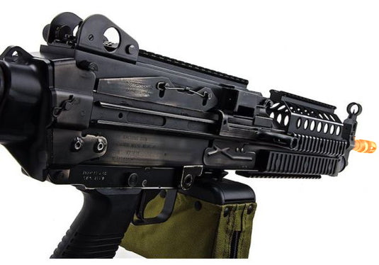 A&K Cybergun FN Licensed SP SYSTEM MK46 MOD0 GEL BLASTER REPLICA LMG AEG BATTLEWORN VERSION
