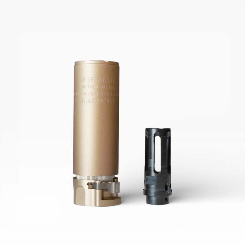 Load image into Gallery viewer, Surefire SOCOM556 5" Full Metal QD Suppressor with Steel Muzzle for gel blaster [DE]
